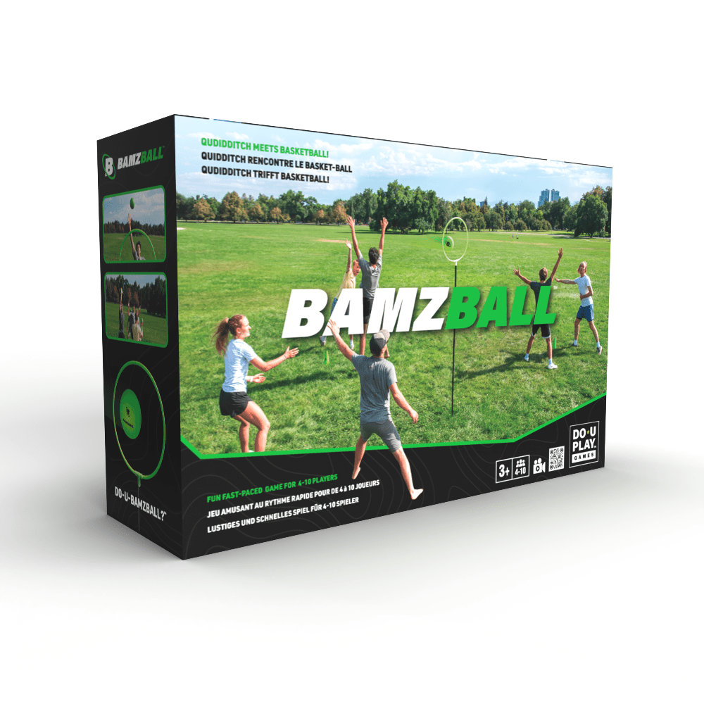 Bamzball Backyard Game, volleyball meets Quidditch