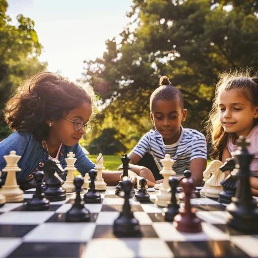 Jumbo Chess, Checkers & Backgammon indoor or outdoor backyard game