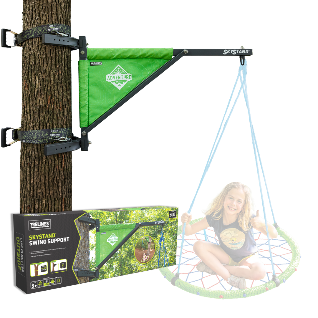 Sky Stand Tree swing support system, hang a swing on tree without branch 