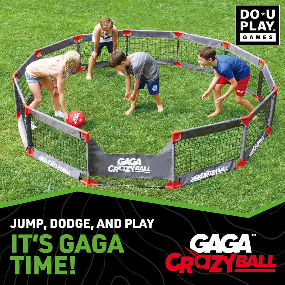 gaga ball pit jump dodge and play