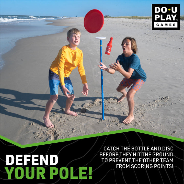 Beach Games Set: Trigo Ring Toss, Bash Bundle Bash-Net, Disc Duel