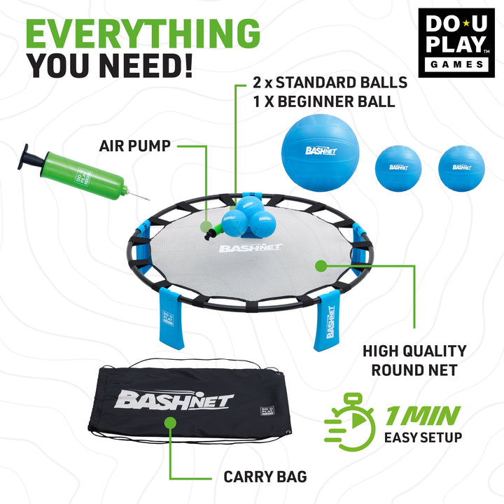 Ultimate Party Games Set: Trigo, Bash-Net, Disc Duel