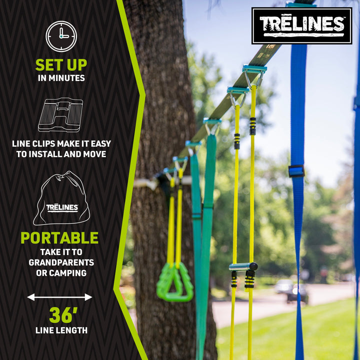 Outdoor Play Equipment - Swingset, rope ladder, gymnastics rings