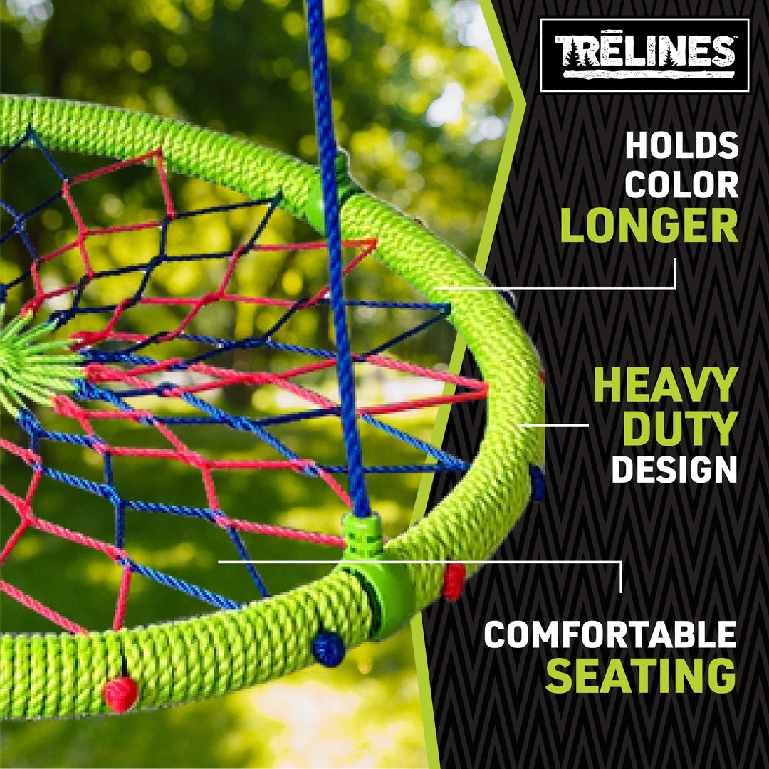 Dreamcatcher tree swing 40 inch by Trelines