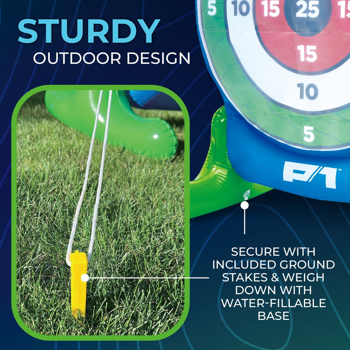 Quick assembly Multizone Sports Tower with hook-and-loop materials
