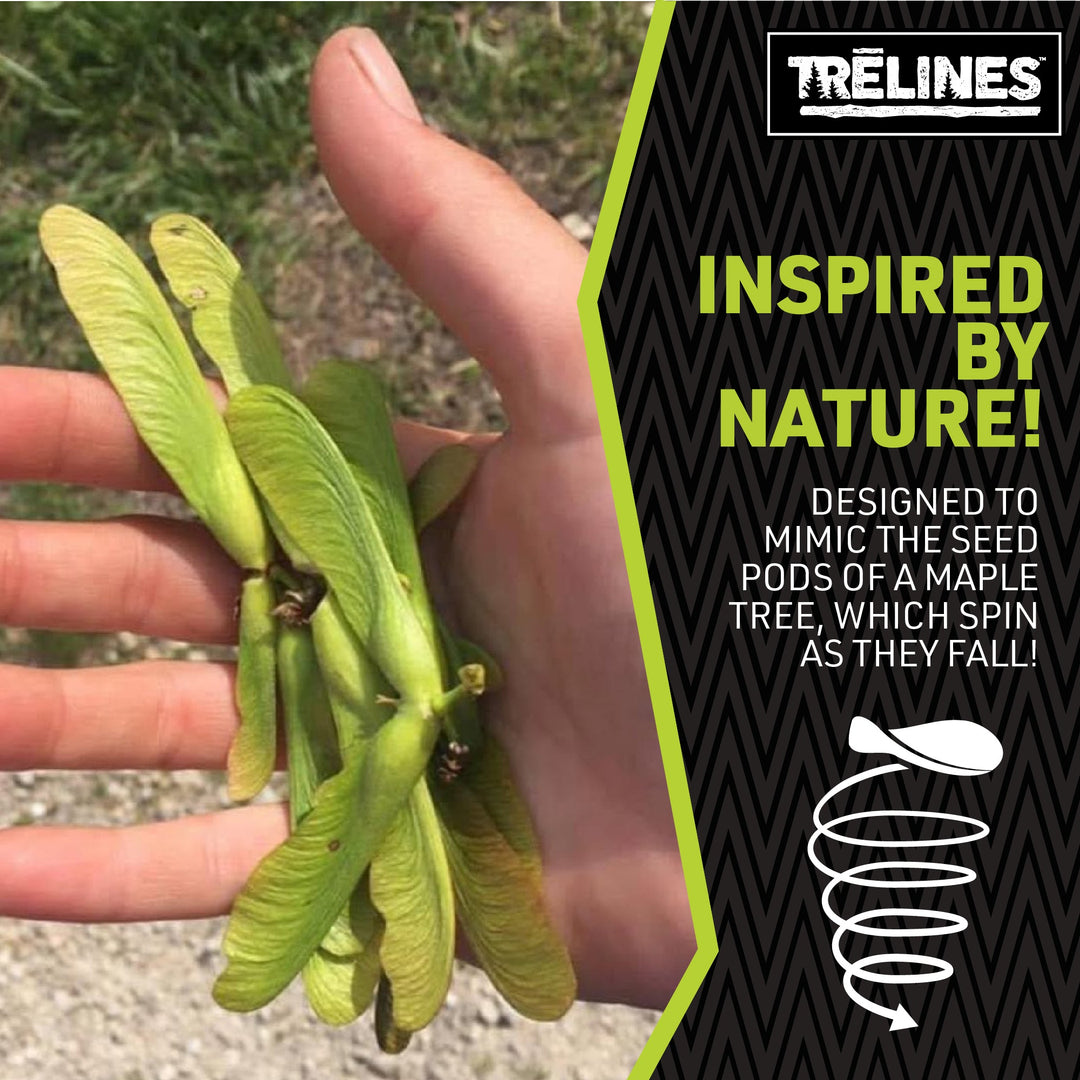Trelines Pod-Copter™ Throwing Toy — Set of 3 | Outdoor Throwing Game for Kids | Ages 5+